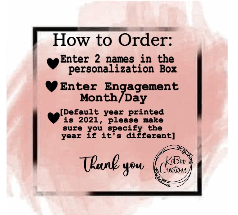 Engaement Ornament - personalized engagement - Personalized Ornament - Engaged - Gift for Newlyweds Personalized Christmas Ornament -