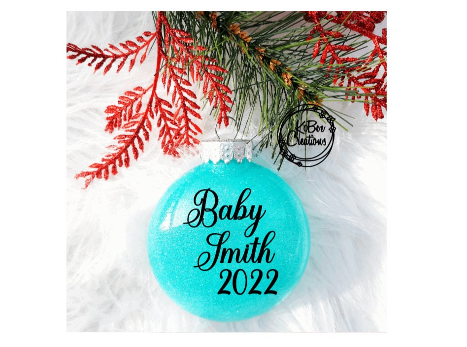 It's A Girl/ It's A Boy Personalized Ornament - personalized baby ornament - gender reveal ornament - pregnancy announcement ornament -