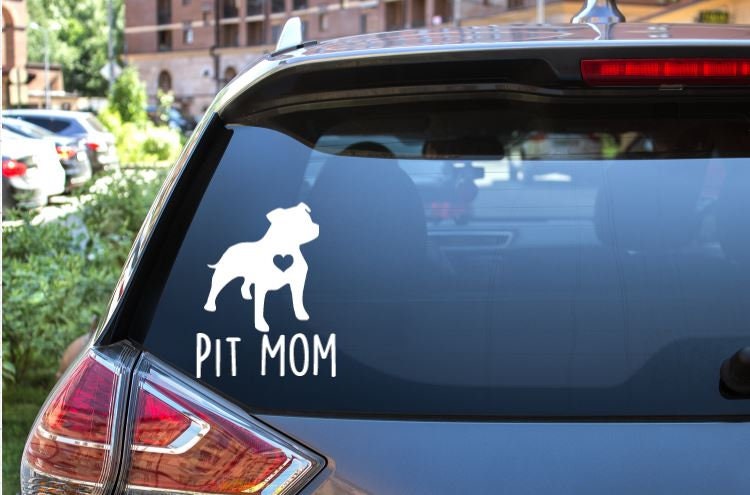 Pit Mom Car Decal