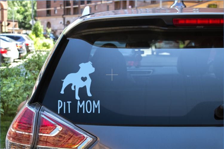 Pit Mom Car Decal