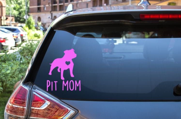 Pit Mom Car Decal