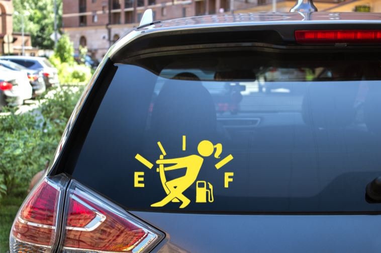 Running on Empty Decal