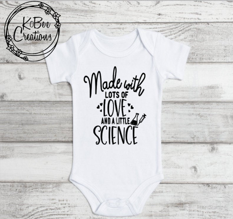 IVF Pregnancy Announcement Bodysuit - pregnancy announcement - we're pregnant - IVF - IVF pregnancy - ivf journey