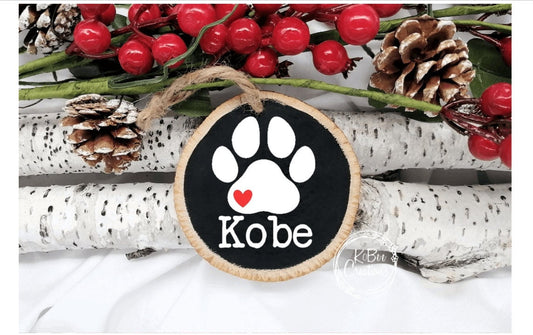 Personalized Dog Ornament - Dog Ornament - Gift for Dog Mom - Gift for Friend - Personalized - Dog Christmas Gift