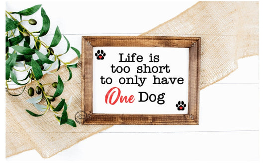 Dog Wall Decor - Dog Mom - Cute dog sign - Love my Dog - New Homeowner - Wall Decor - Home Decor - Dogs -