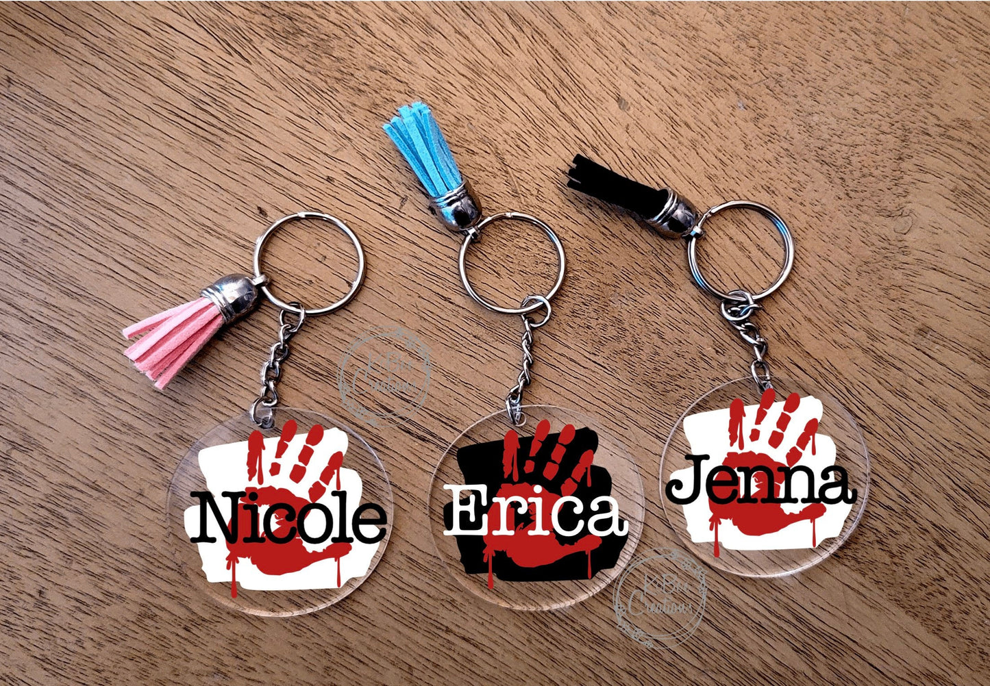 Personalized True Crime Keychain - Anniversary - Acrylic Keychain - Gift for Friend - BFF - Murder Mystery - True Crime