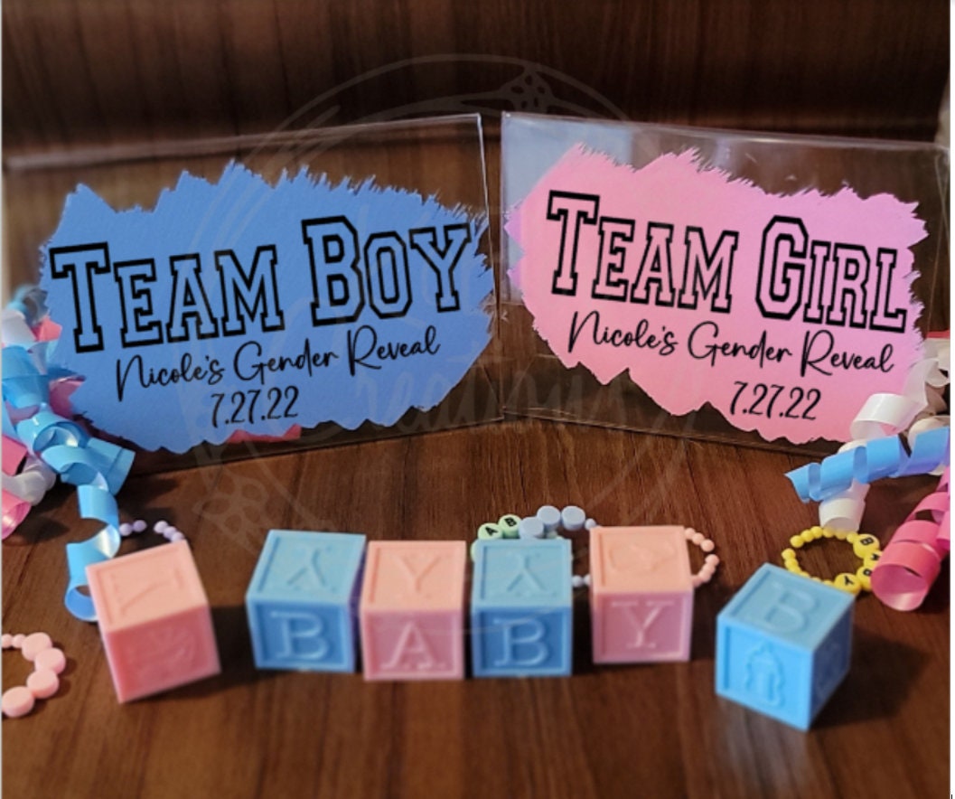 Personalized Gender Reveal Sign - Gender Reveal - Personalized Baby - Gender Reveal Party - Team Boy - Team Girl - It's a Boy - It's a Girl